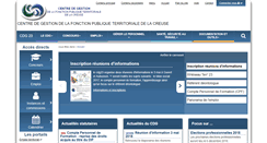 Desktop Screenshot of cdg23.fr